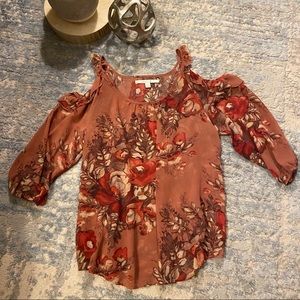 Women’s Lauren Conrad Sheer Floral Blouse